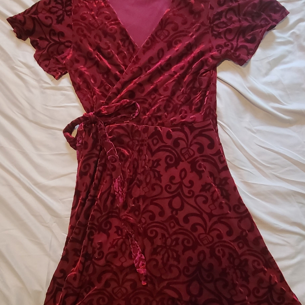 Red Velvet Dress